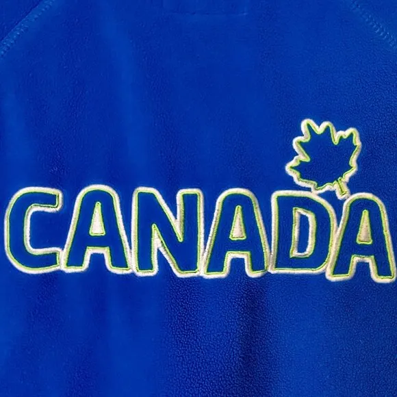 Canada Fleece Jacket 2010 Winter Olympics Women Medium Blue Vancouver Sports 10
