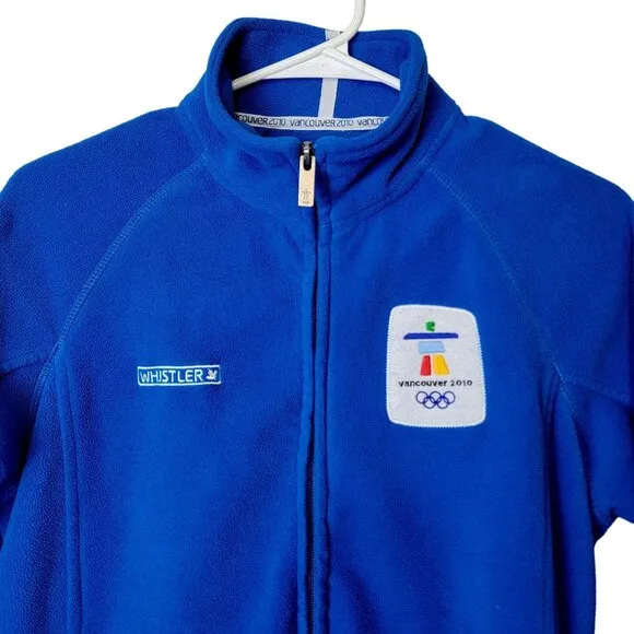 Canada Fleece Jacket 2010 Winter Olympics Women Medium Blue Vancouver Sports 10