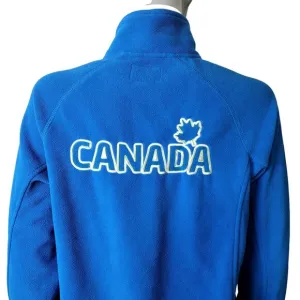 Canada Fleece Jacket 2010 Winter Olympics Women Medium Blue Vancouver Sports 10