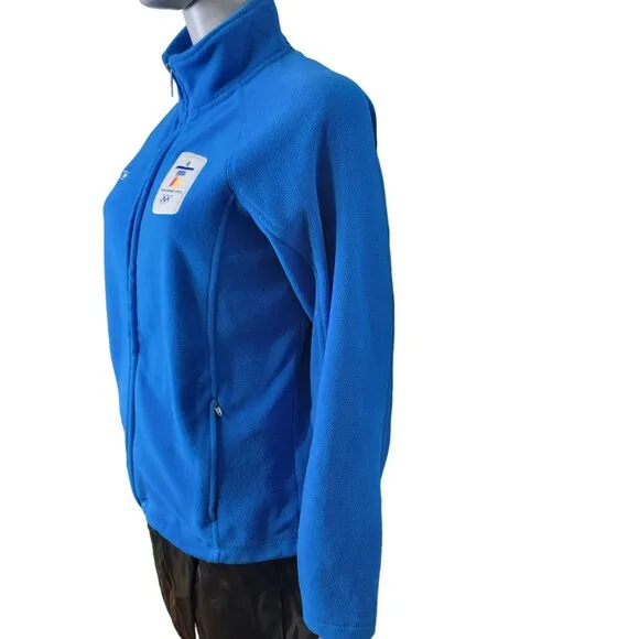 Canada Fleece Jacket 2010 Winter Olympics Women Medium Blue Vancouver Sports 10