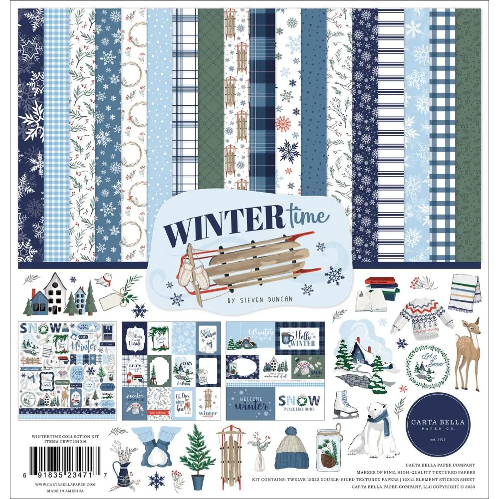 Carta Bella 12x12 Paper [Collection] - Wintertime