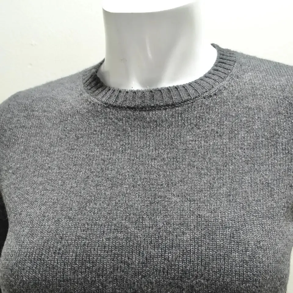 Chanel Gabrielle Coco Grey Cashmere Sweater