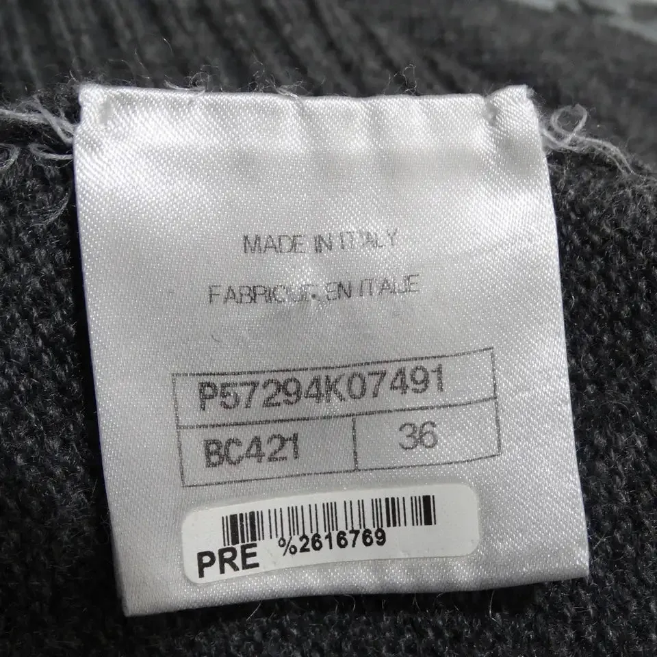 Chanel Gabrielle Coco Grey Cashmere Sweater