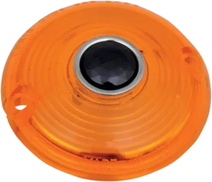 Chris Products DHD3AB Turn Signal Lens - Amber with Blue Dot