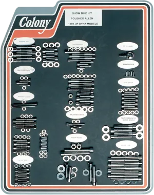 Colony 1000P Complete Motor Polished Socket-Head Bolt Kit
