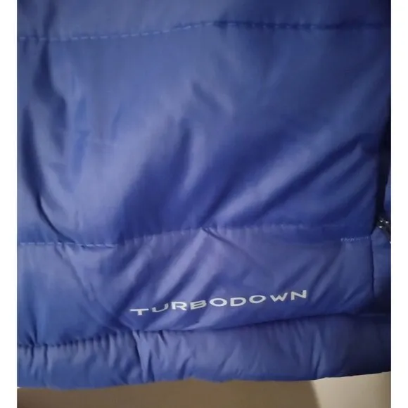 Columbia Women’s Size Small Blue Mist Falls 590 TurboDown Omni-Heat vest NWT