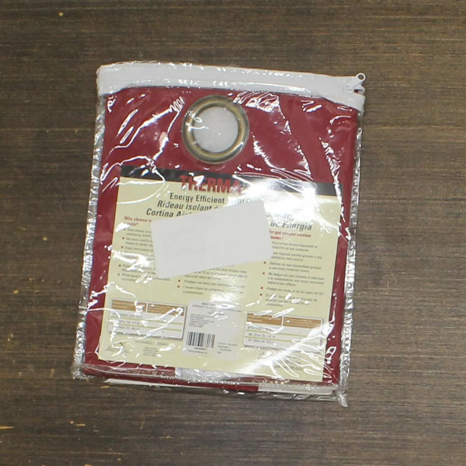 Commonwealth Home Thermalogic Insulated Grommet Valance Burgundy Red 40" x 15"