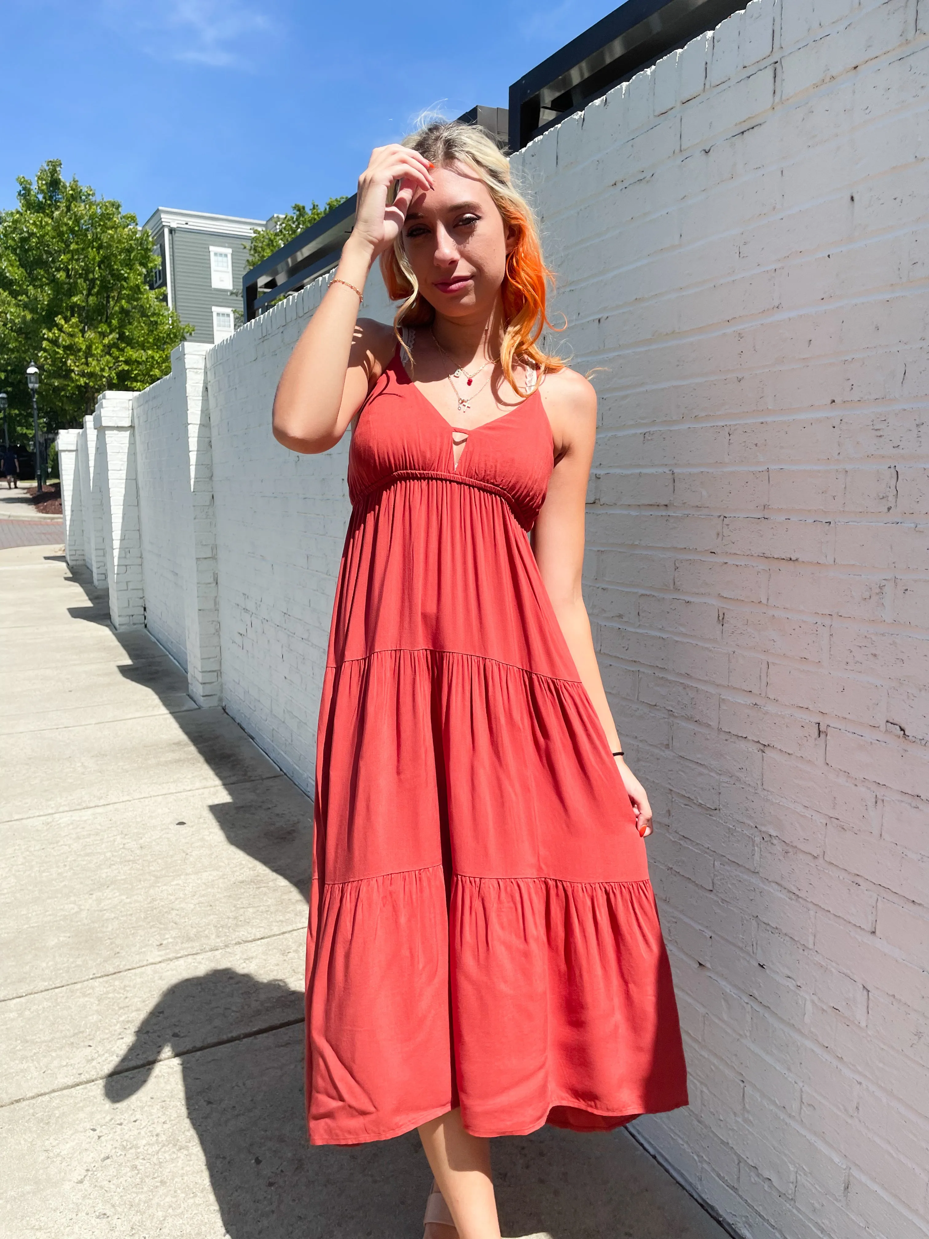 Crisp Breeze Midi Dress