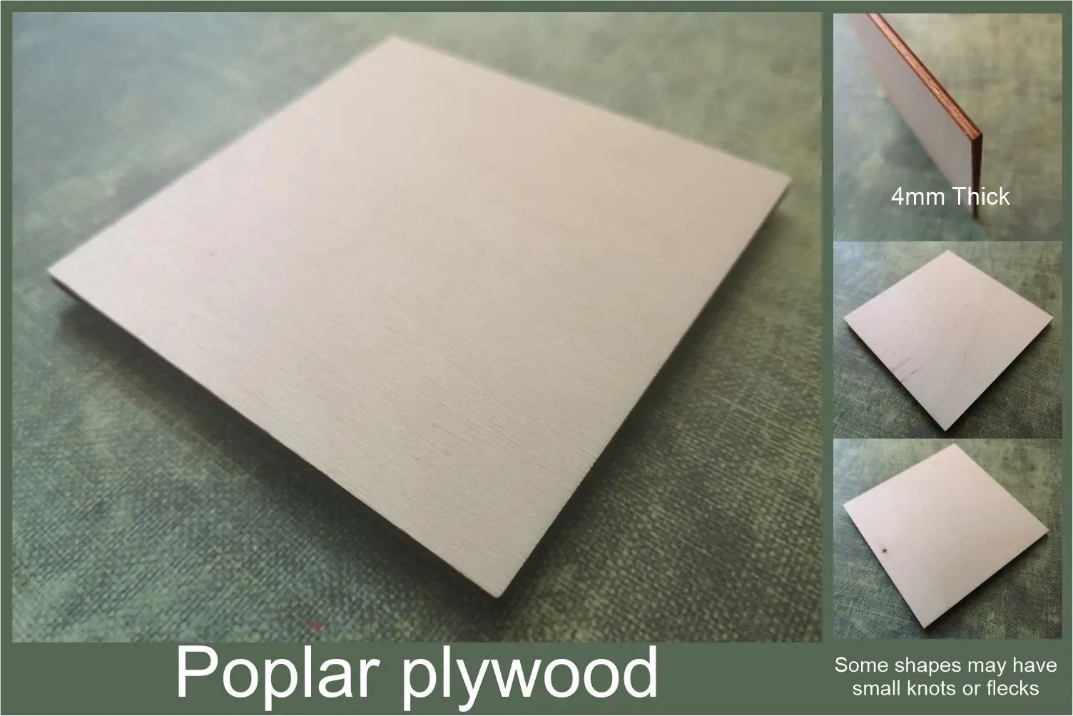 Curling stone wooden craft shape - plywood