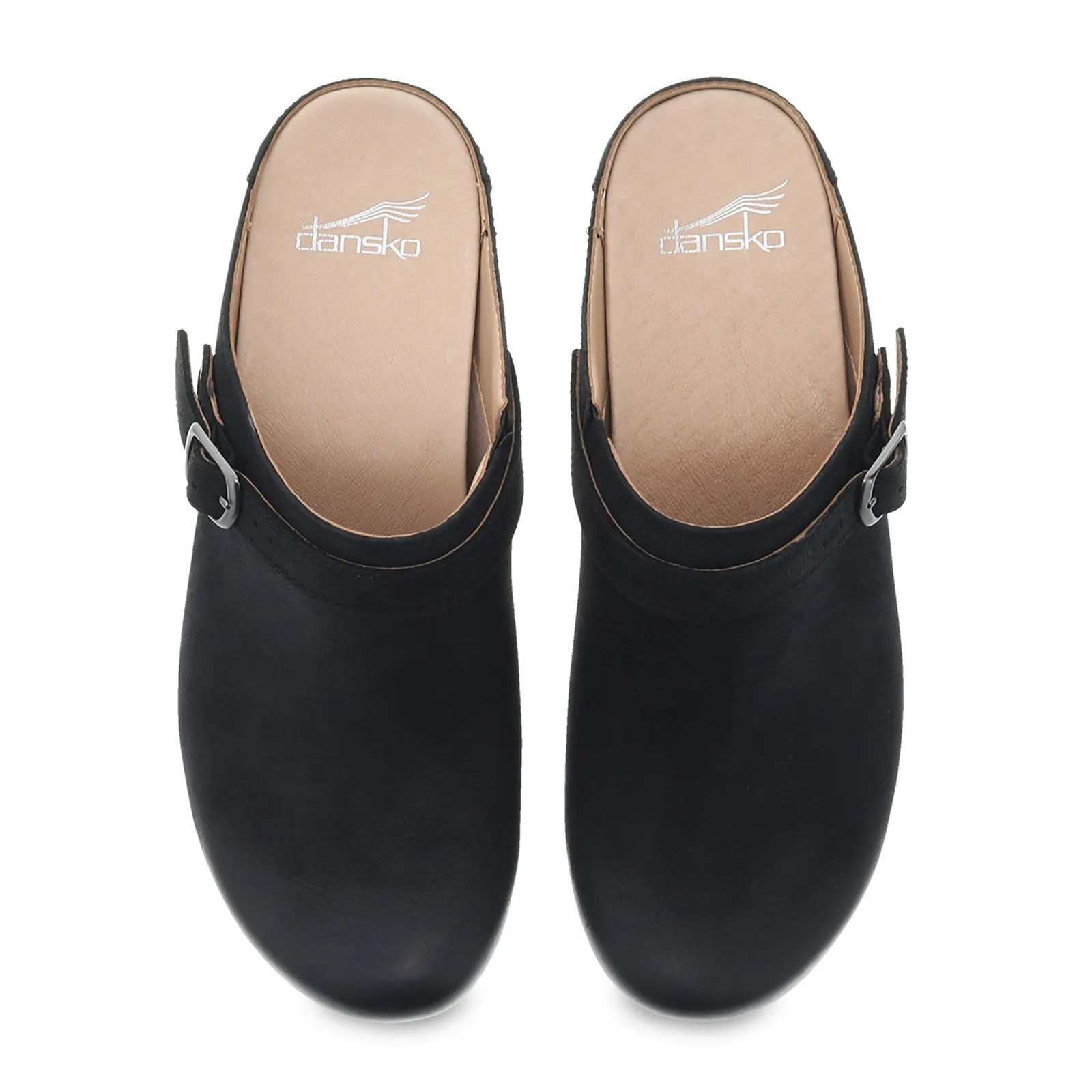 Dansko Berry Clog (Women) - Black Burnished Nubuck