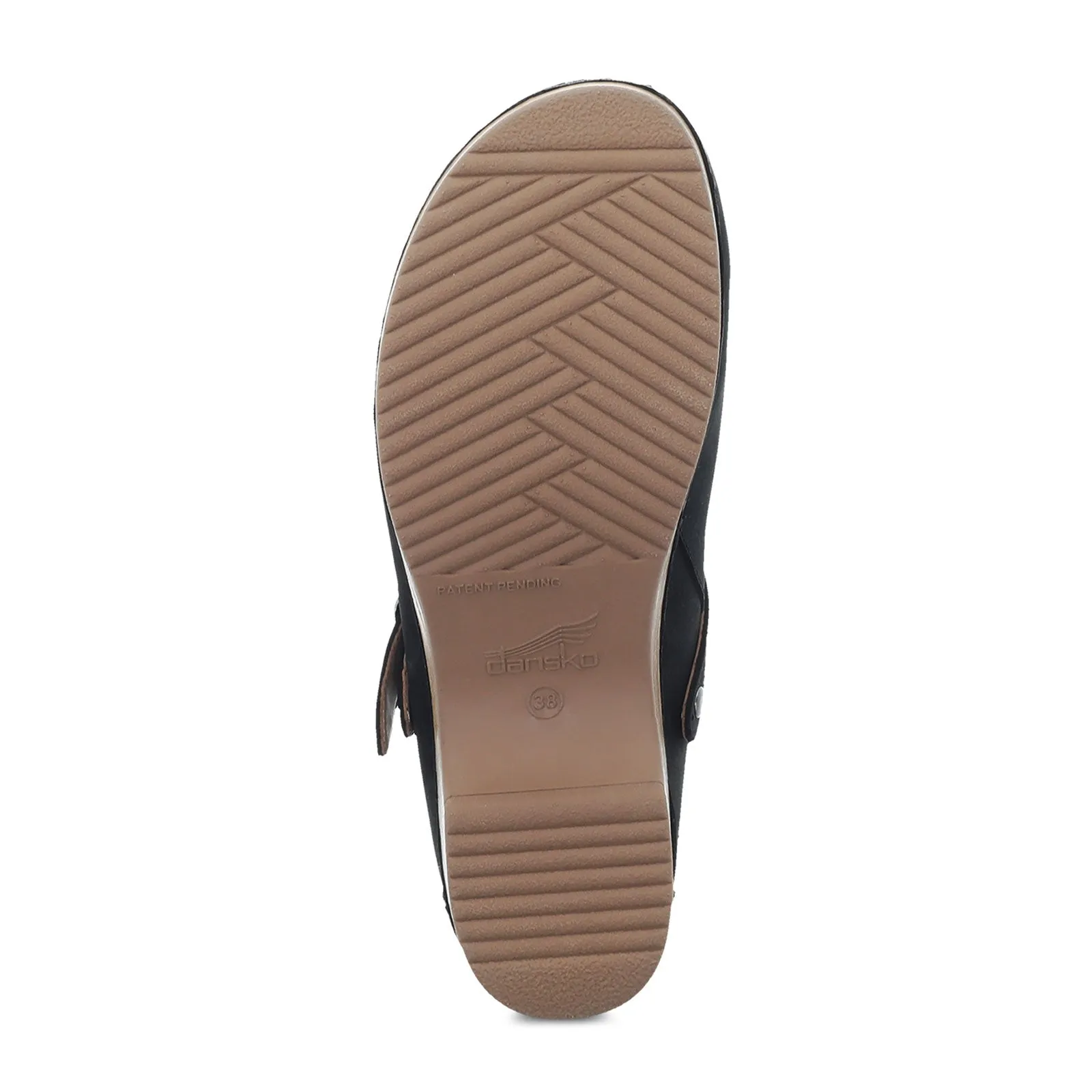 Dansko Berry Clog (Women) - Black Burnished Nubuck