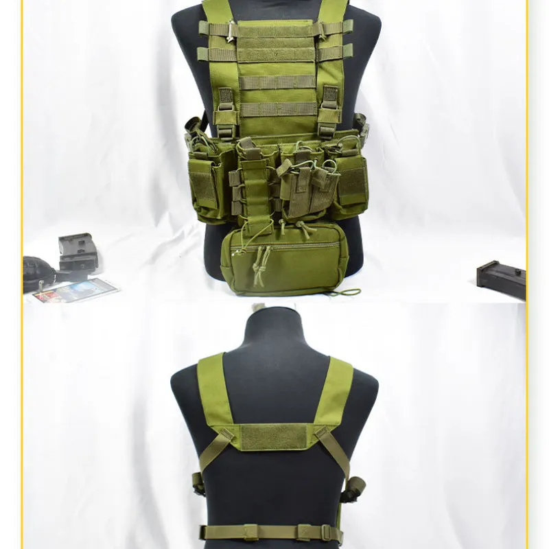 Detachable Accessory Bag Army Fan Supplies Lightweight Wargame Outdoor Vest
