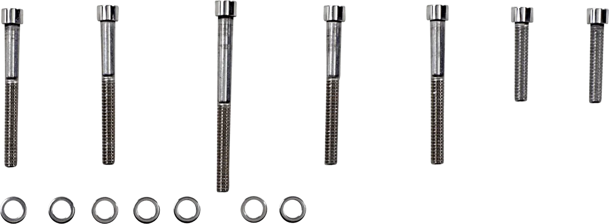 Diamond Engineering DE5140HP Transmission Top Cover OEM-Style Polished Stainless Engine Bolt Kit