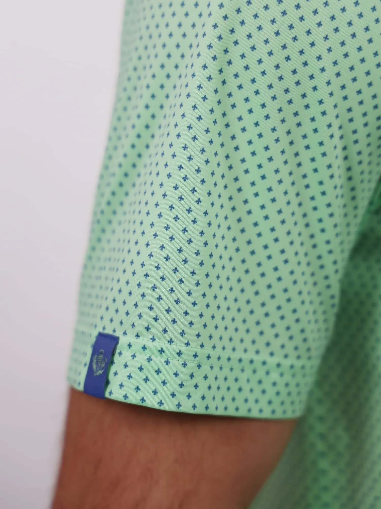 Donald Ross Mens Sport Fit BYRON Polo - ALOE