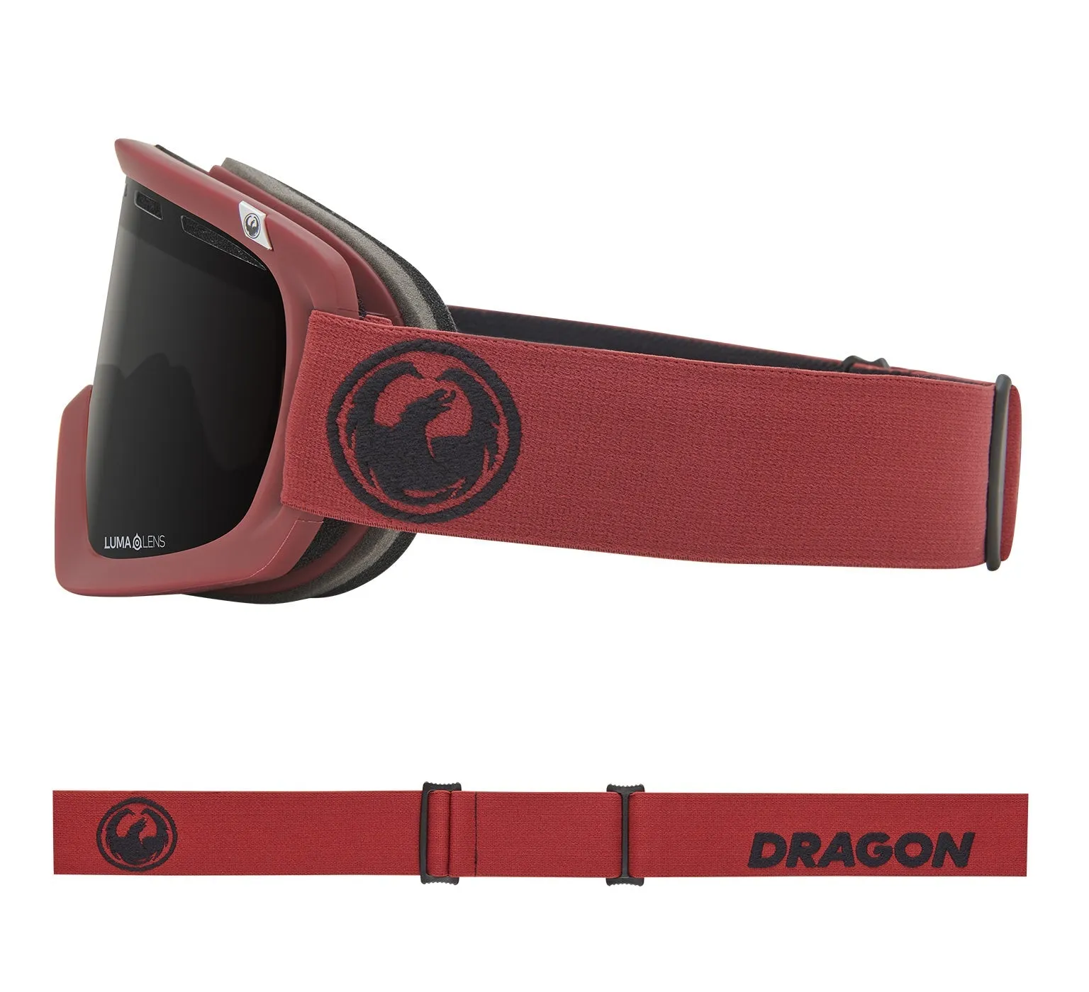 Dragon D1 OTG Snow Goggle With Lumalens Midnight Lens - Cordovan