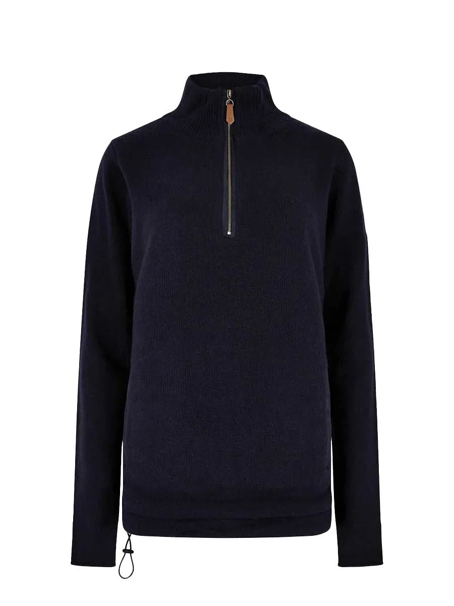 DUBARRY Morrisey Zip Neck Sweater - Women's - Navy