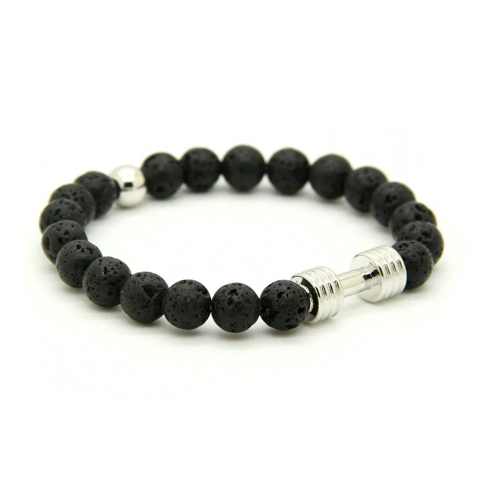 Dumbbell Black Lava