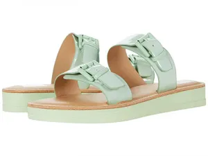 DV by Dolce Vita Womens Heather Slip On Buckle Straps Slide Sandal