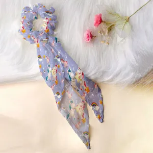 Ferosh Lavender Unicorn Scarf Scrunchie