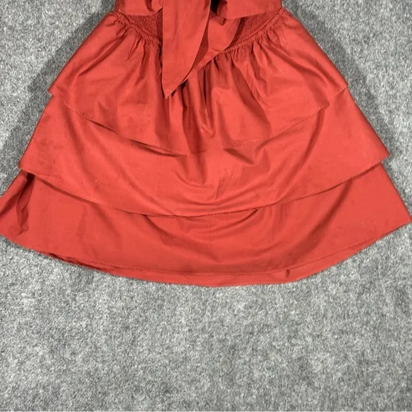 Free People burgundy Halter Midi Dress