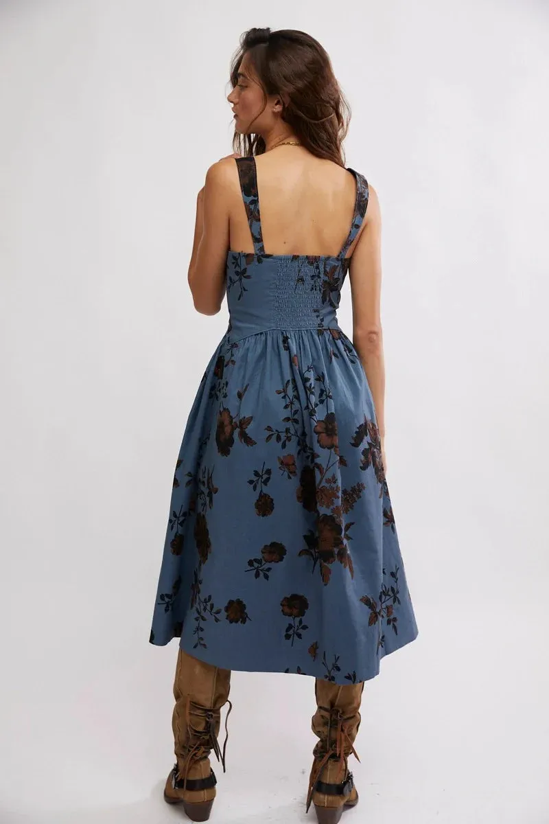 Free People Laters Baby Midi Dress