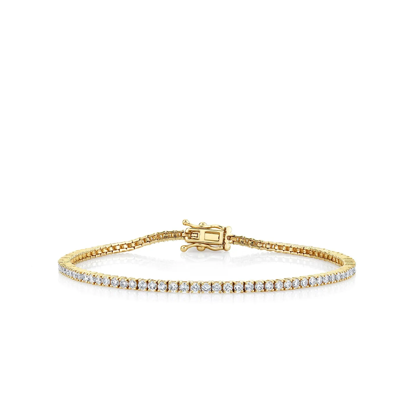 Gold & Diamond Tennis Bracelet