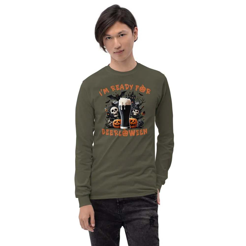 Halloween Long Sleeve T-shirt - I'm Ready For BeerLoween