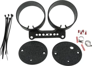 HardDrive 169390 Dual Gauge Mount Bracket Kit - Black