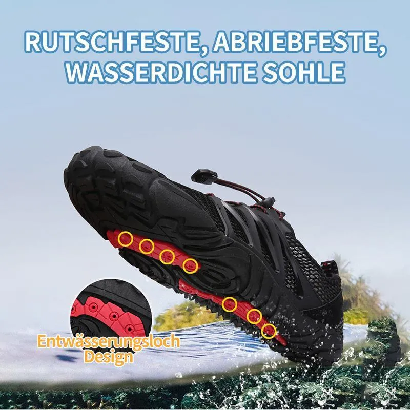 Herren Sommer atmungsaktives Mesh Quick Dry Outdoor Fitness Wanderschuhe