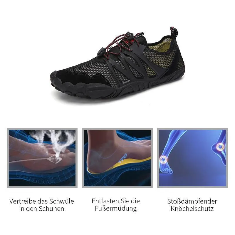 Herren Sommer atmungsaktives Mesh Quick Dry Outdoor Fitness Wanderschuhe