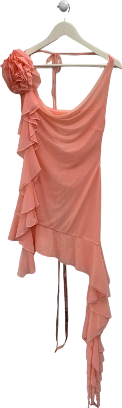 House of CB Bright Peach Charla Dress UK S