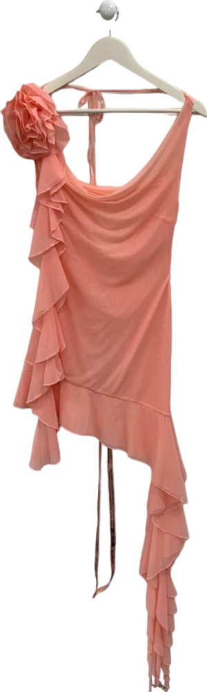 House of CB Bright Peach Charla Dress UK S