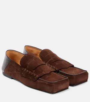 Jacquemus Carr√É¬© leather penny loafers