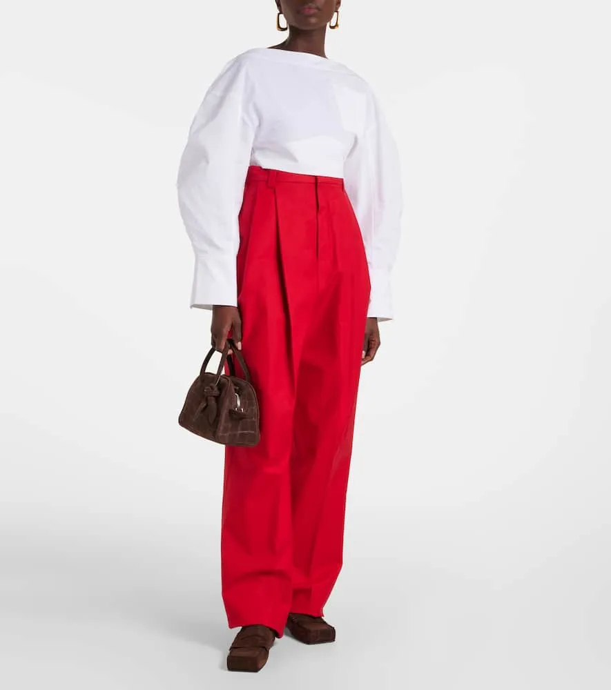 Jacquemus Carr√É¬© leather penny loafers