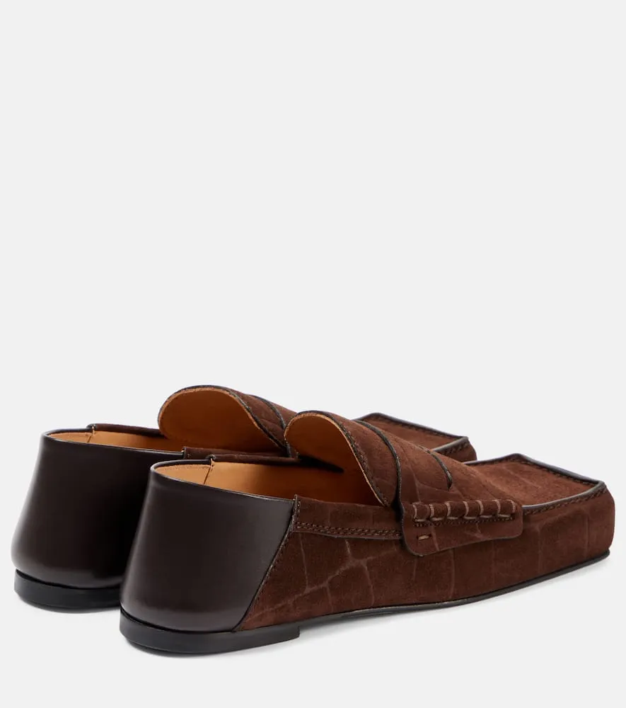 Jacquemus Carr√É¬© leather penny loafers