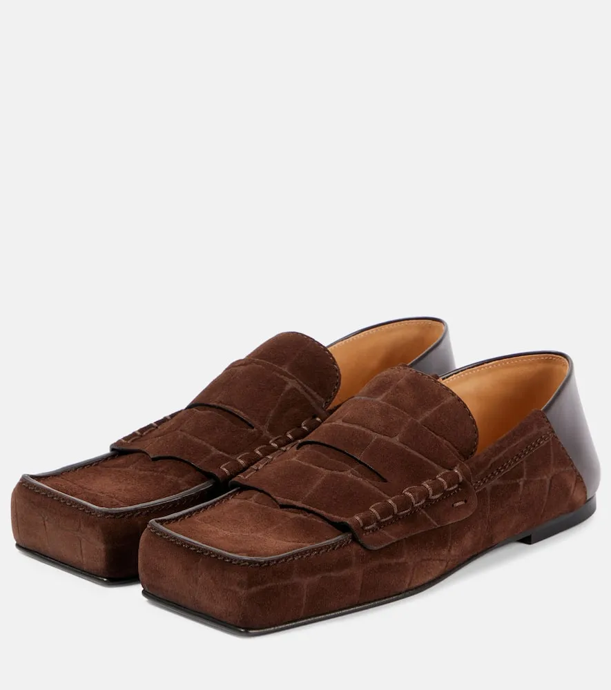 Jacquemus Carr√É¬© leather penny loafers
