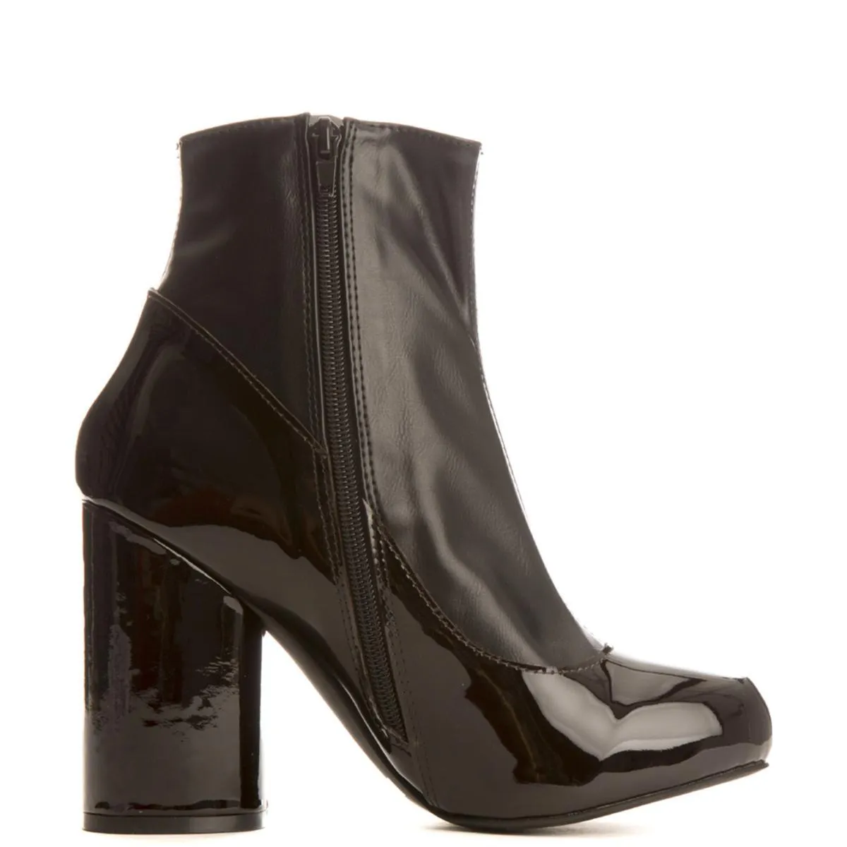 Jeffrey Campbell Sequel-2 Black Heel Booties BLACK