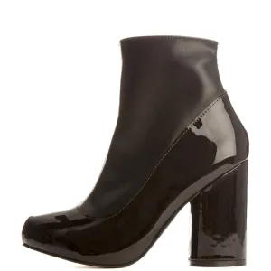 Jeffrey Campbell Sequel-2 Black Heel Booties BLACK