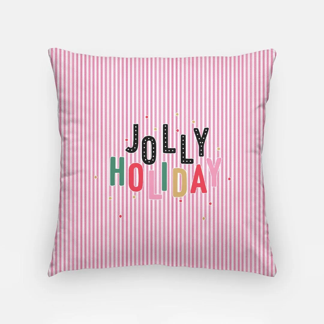 Jolly Holiday Pillow COVER
