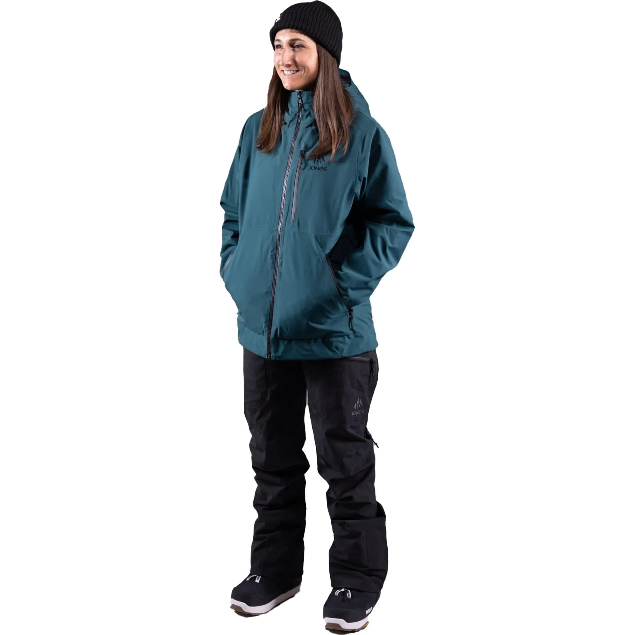 Jones Womens MTN Surf Recycled Jacket Pacific Teal 2025