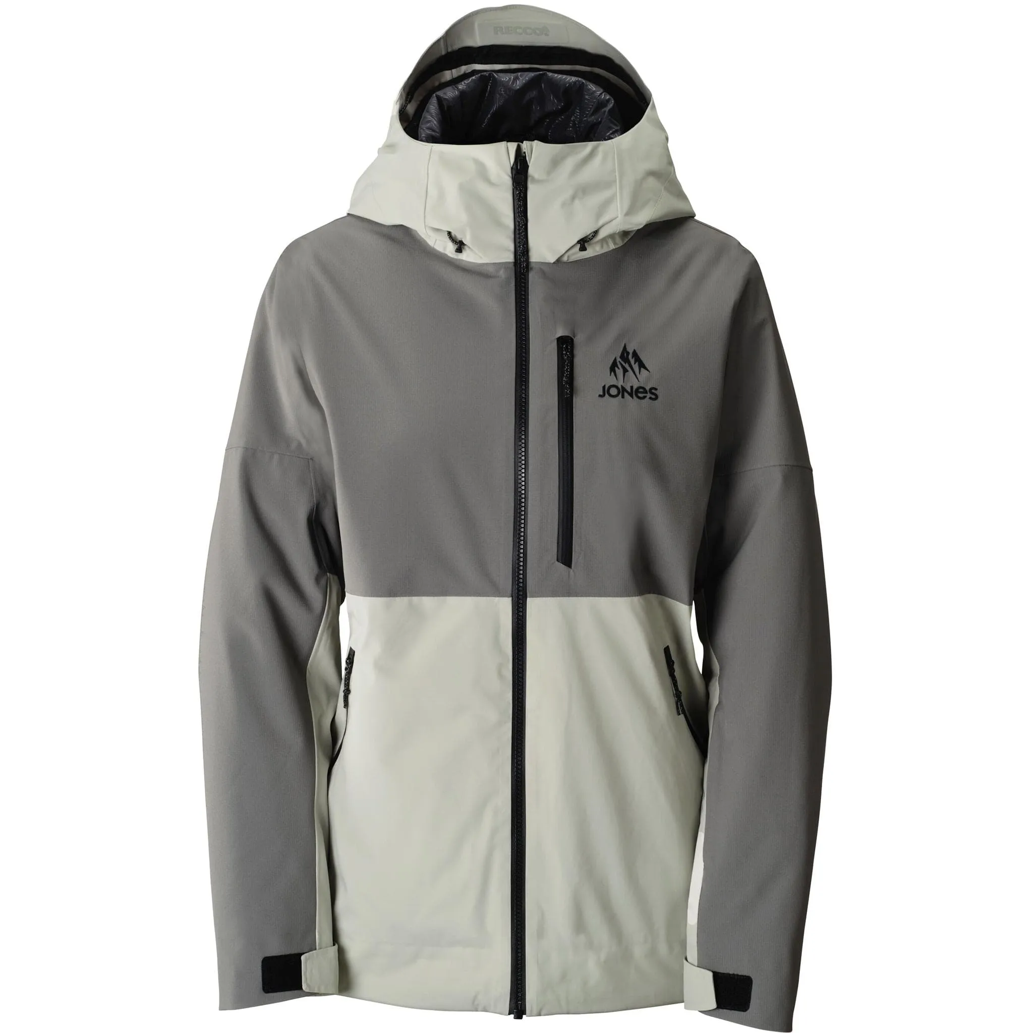Jones Womens MTN Surf Recycled Jacket Smoke Gray 2025