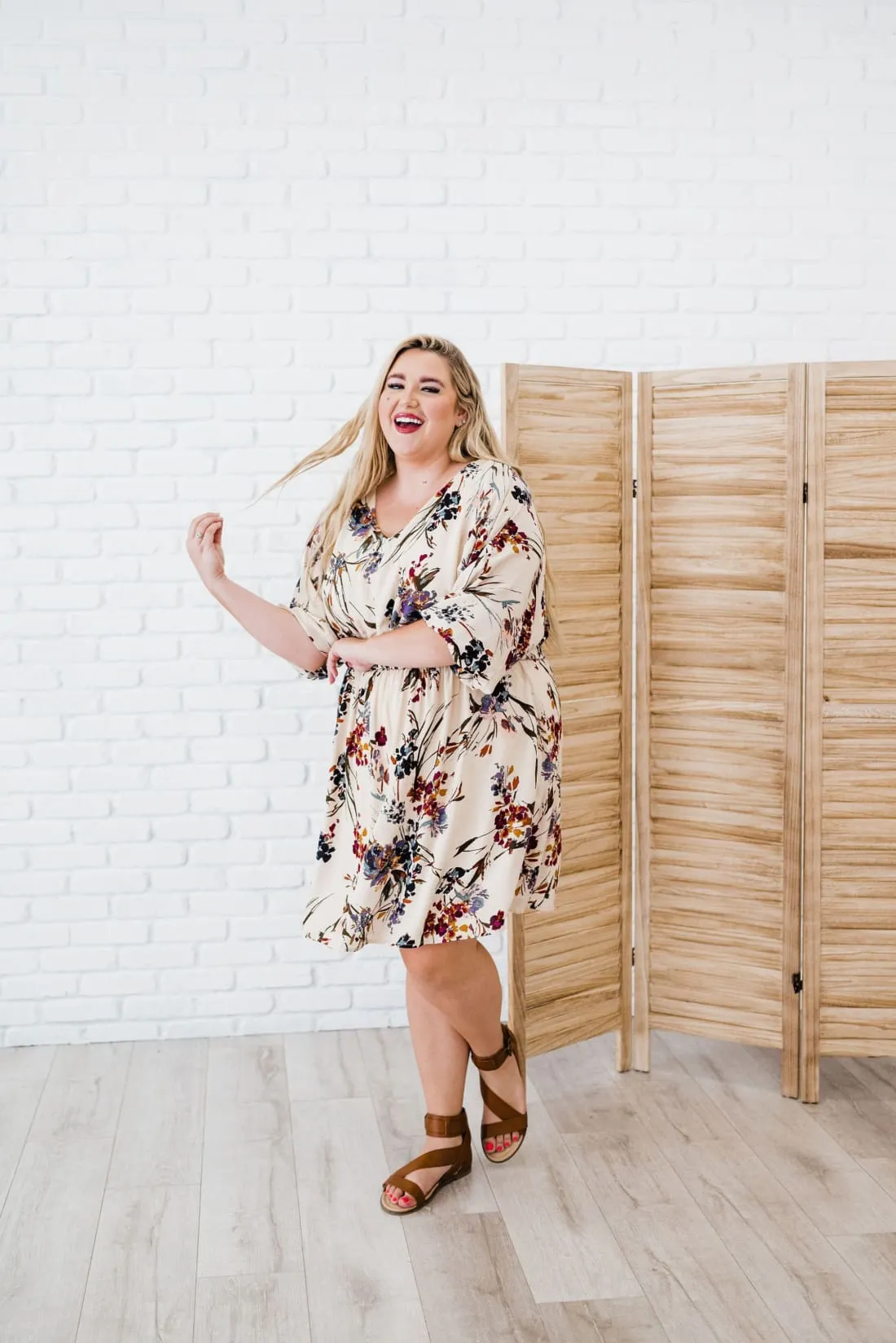 Just You Wait Floral Dress