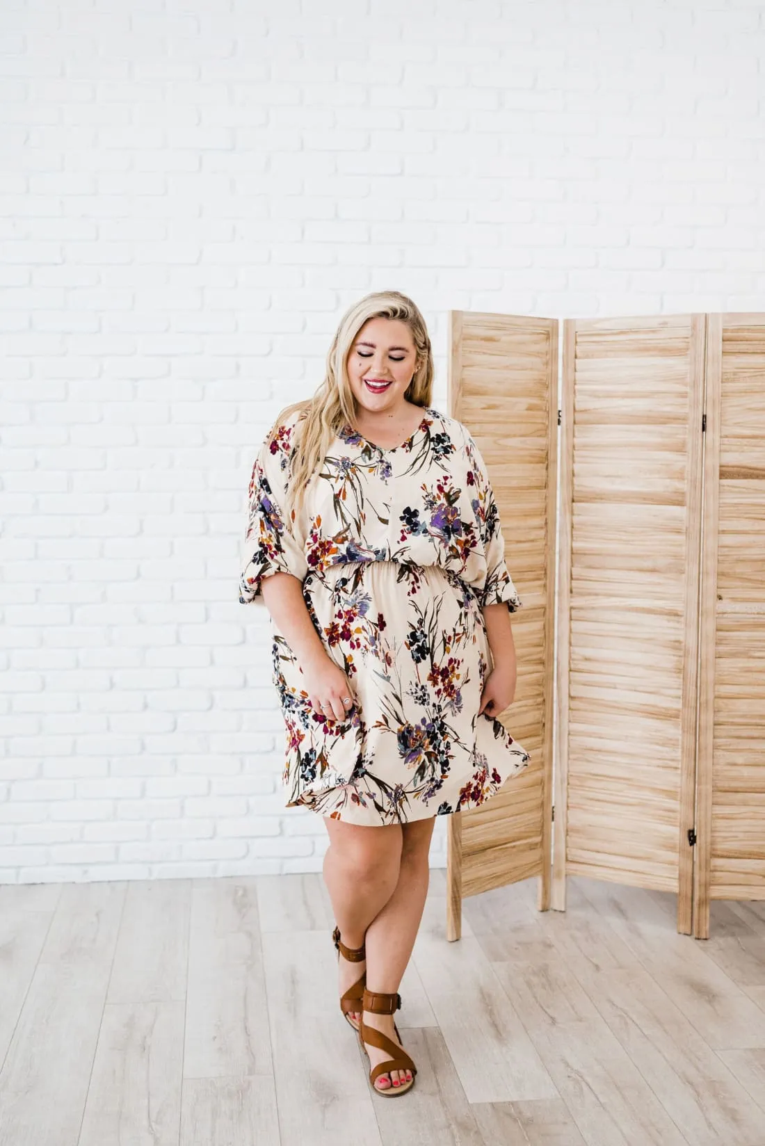 Just You Wait Floral Dress