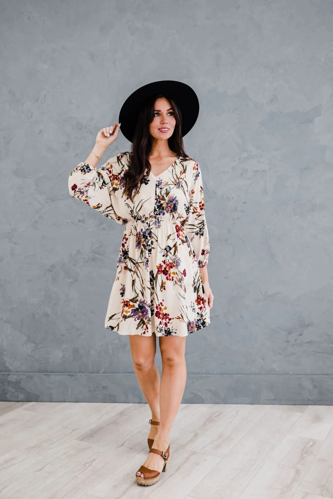 Just You Wait Floral Dress