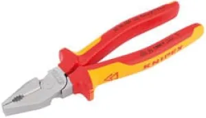Knipex Knipex 02 06 200 Fully Insulated High Leverage Combination Pliers, 200Mm Dr-59818