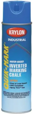 Krylon?? Industrial Quik-Mark APWA Inverted Marking Chalks, 17 oz Aerosol Can, APWA Red, KWBC3503A