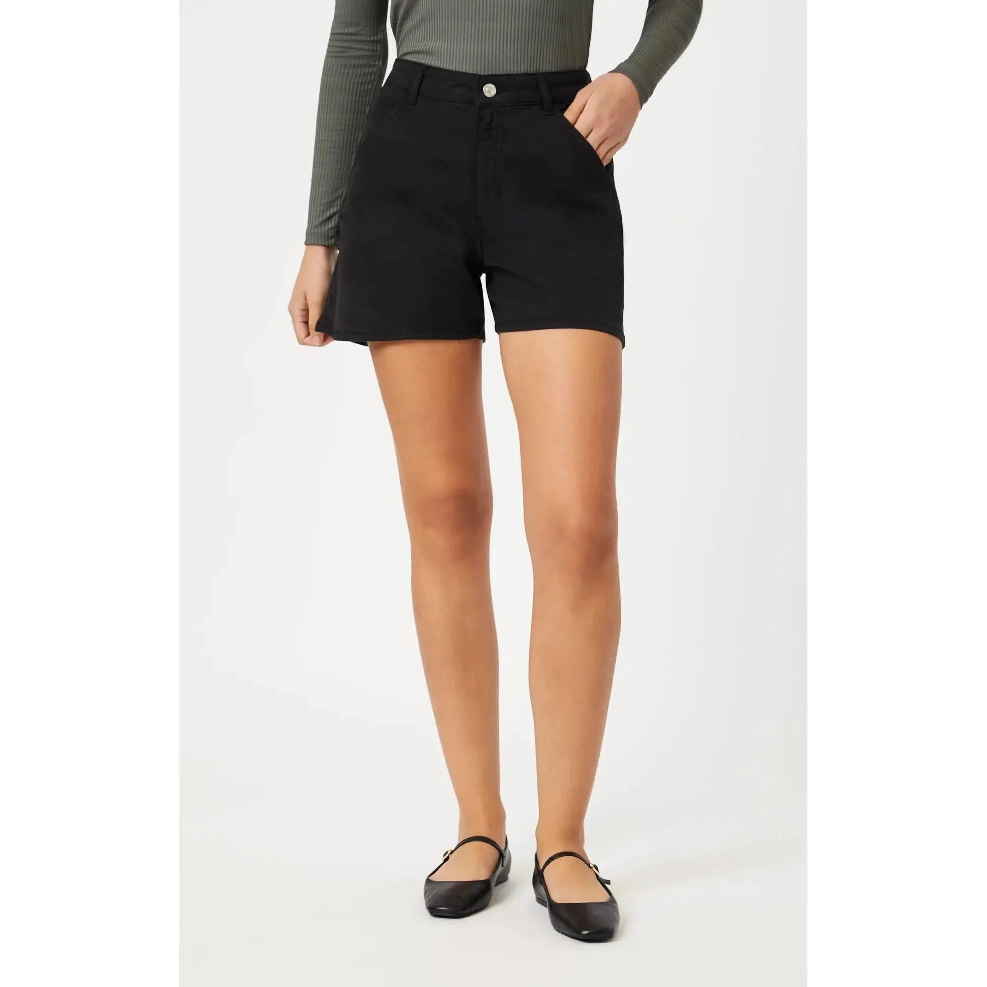 KYLIE BLACK LUXE TWILL