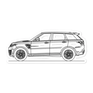 Land Rover Range Rover Sport SVR Outline Sticker