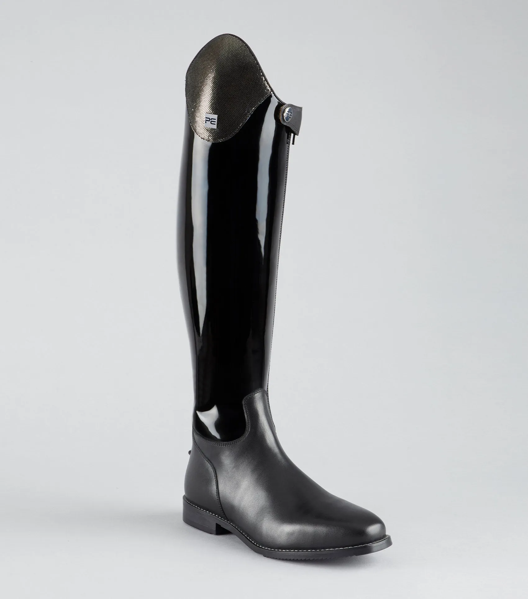 Levade Ladies Leather Dressage Riding Boots Black (Wide Calf)