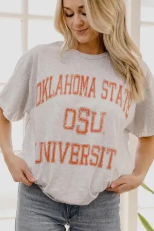 Livy Lu: OSU Cowboys Vintage Sport Ash Gray thrifted tee